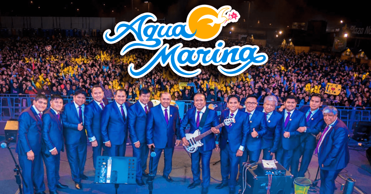 Agua Marina Anuncia Concierto En Estadio San Marcos Por Sus A Os