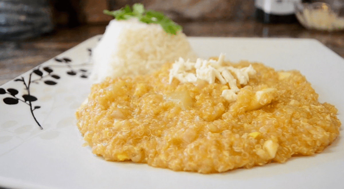 Picante De Quinua Con Queso Delicioso Plato Andino Altamente Nutritivo