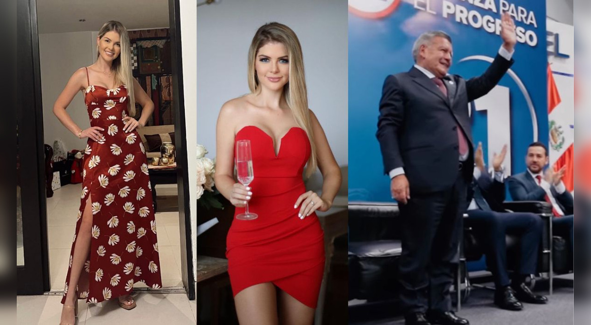 Brunella Horna es amiga secreta de César Acuña y lo sorprende con