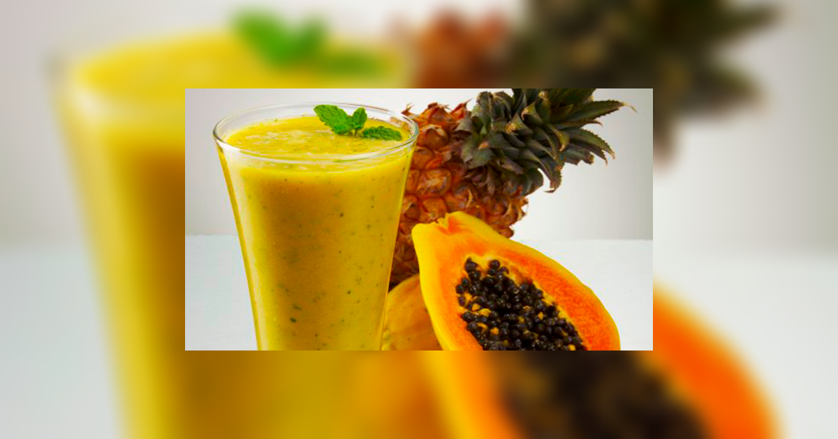 Baja de peso más rápido con el milagroso jugo detox de papaya y piña