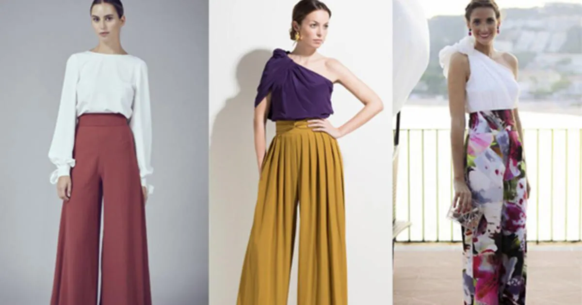 Tienes una boda Mira estos looks que puedes usar y son con pantalones