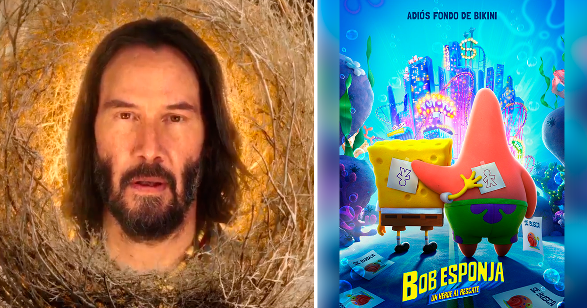 Keanu Reeves será un nuevo personaje en última película de Bob Esponja