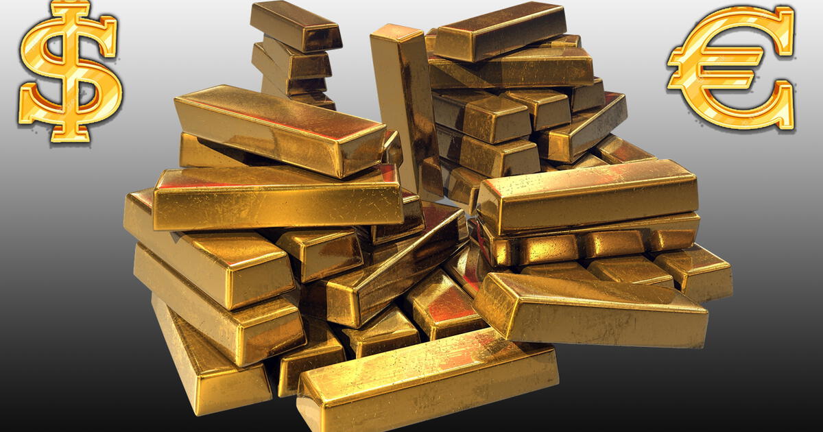 Cotización del oro cae mientras inversionistas esperan reunión de la Fed