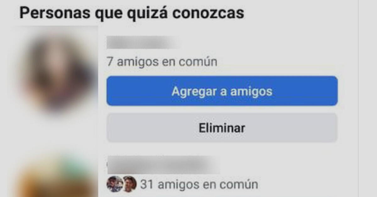 Facebook: ¿Las "sugerencias de amistad" son personas que revisan tu perfil?