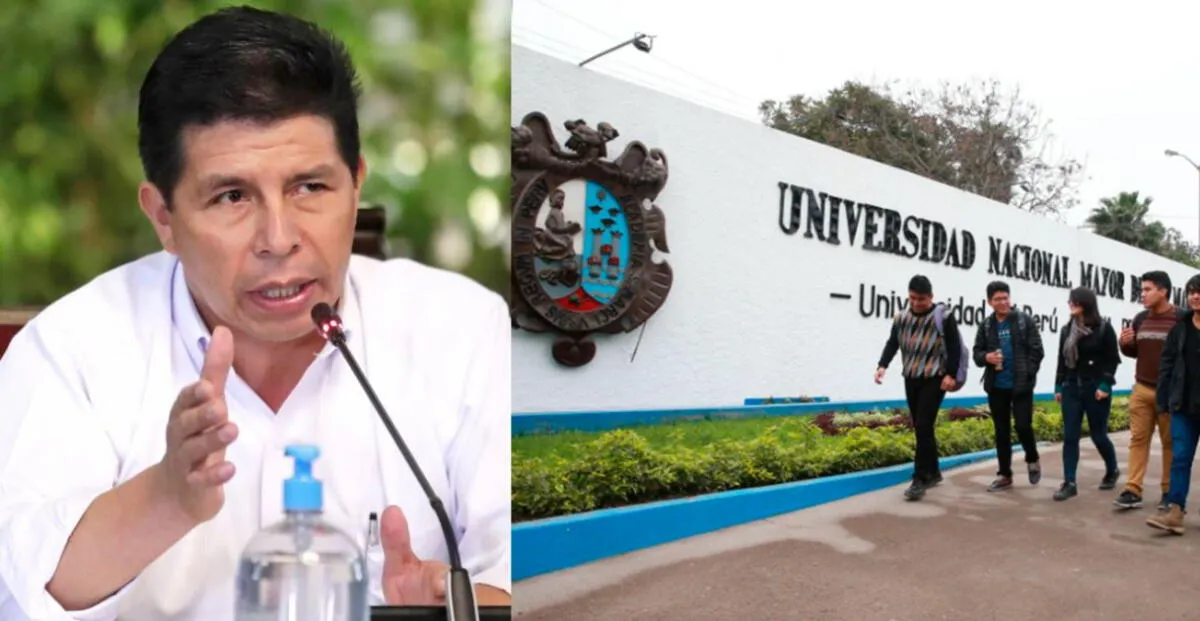 Pedro Castillo anuncia proyecto de ley para ingreso libre a ...