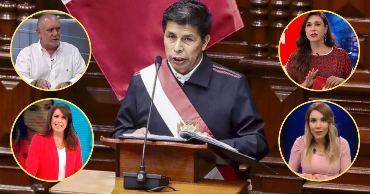 Mensaje a la Nación de Pedro Castillo contra la prensa: periodistas le ...