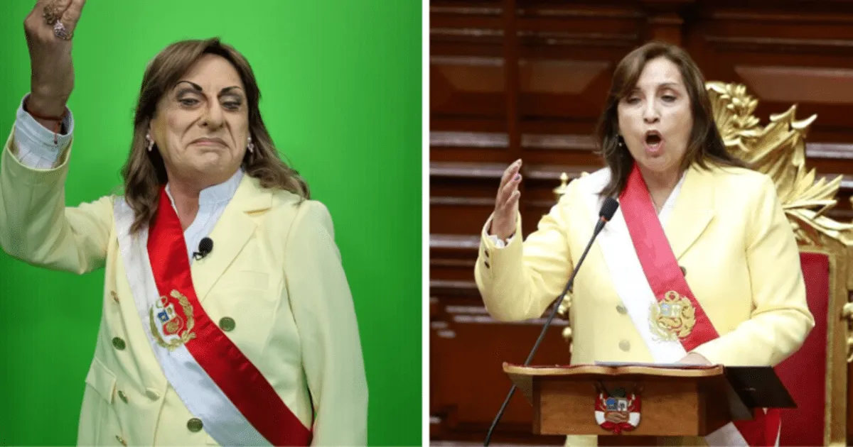 Carlos Álvarez Realizó Parodia De Dina Voluarte Y Demuestra Cómo Juramentó En Congreso Video 9263