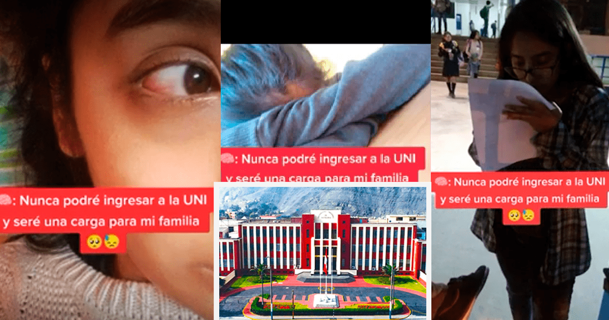 Postulante a la UNI se quiebra tras recordar lo difícil del examen de ...