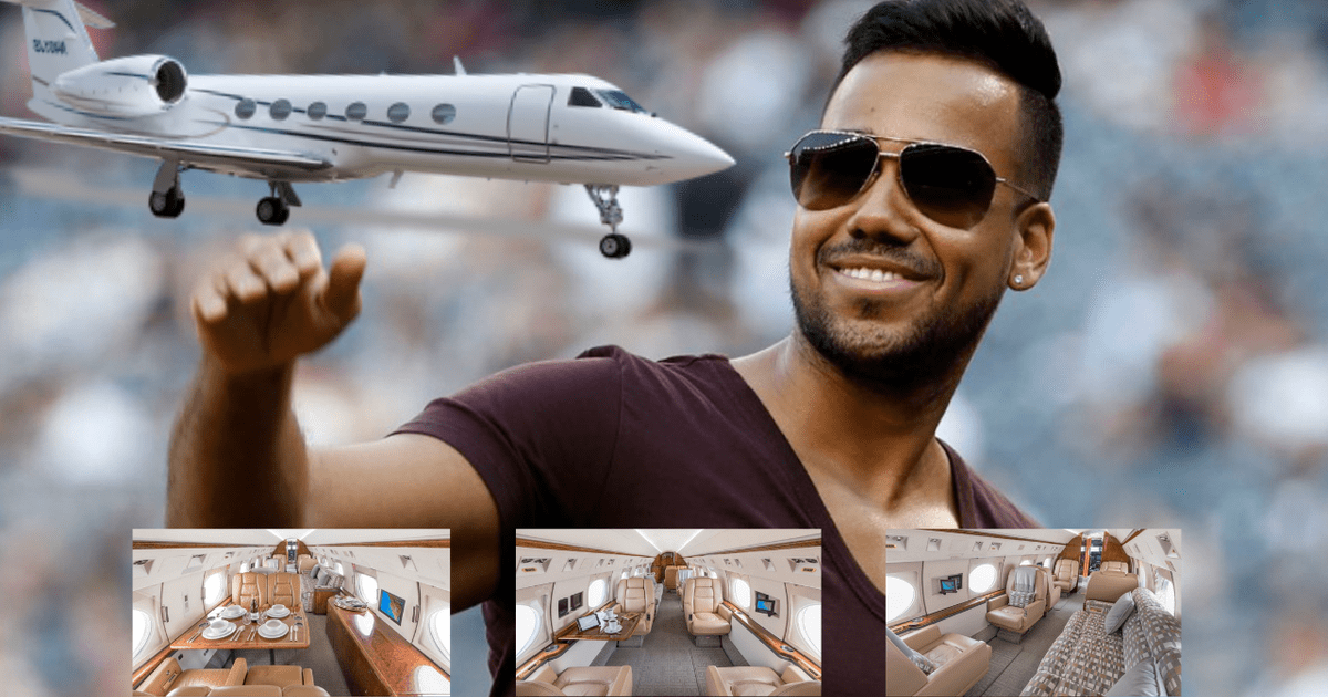 Romeo Santos llegó a Lima en su lujoso jet privado: ¿cómo luce la nave ...