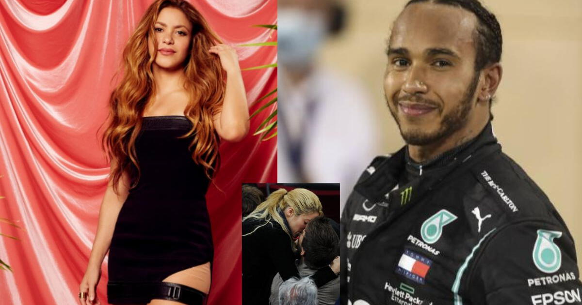 ¿No le temen a nada? Todo sobre el apasionado beso entre Shakira y Lewis  Hamilton