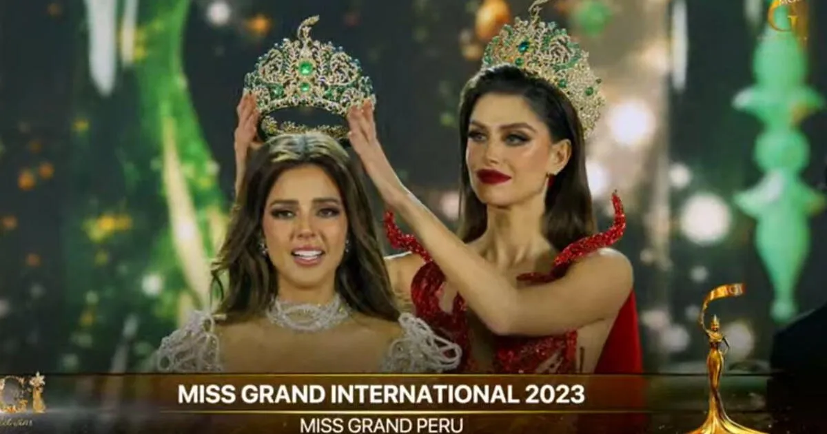 Luciana Fuster GANÓ el MISS GRAND INTERNATIONAL y todo el Perú lo celebra