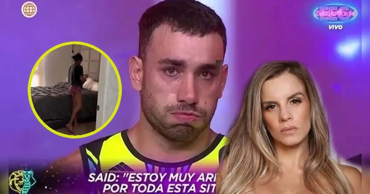 Said Palao y misteriosa mujer en el ojo de la tormenta, mientras Ale estaba de viaje