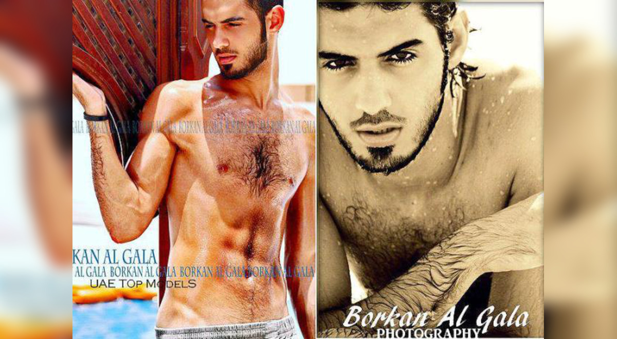Omar Borkan Al Gala, el árabe expulsado por ser demasiado guapo, al desnudo
