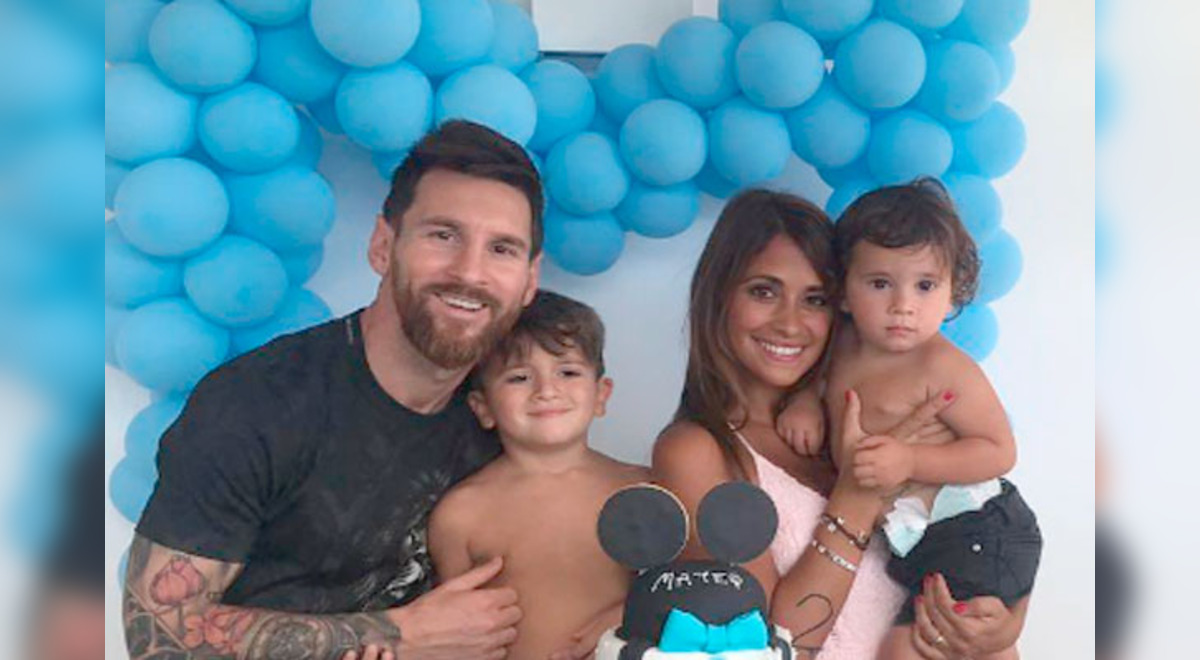 Lionel Messi invitó a Mickey Mouse al cumpleaños de su hijo y todo