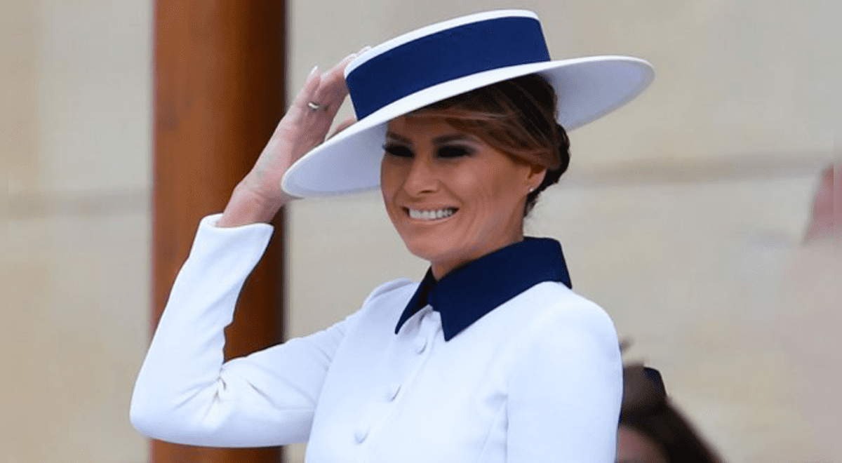 Melania Trump Y El Outfit Inspirado En Lady Di Para Su Visita Al Reino ...