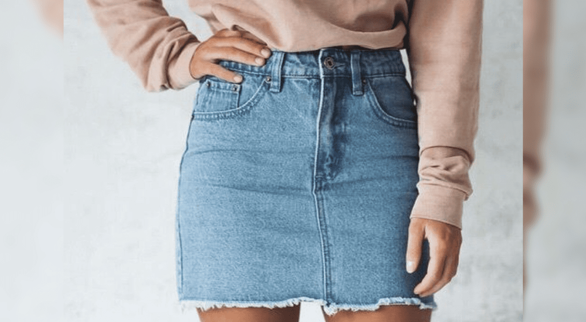 4 ideas de outfit que puedes probar con tu falda jean en invierno