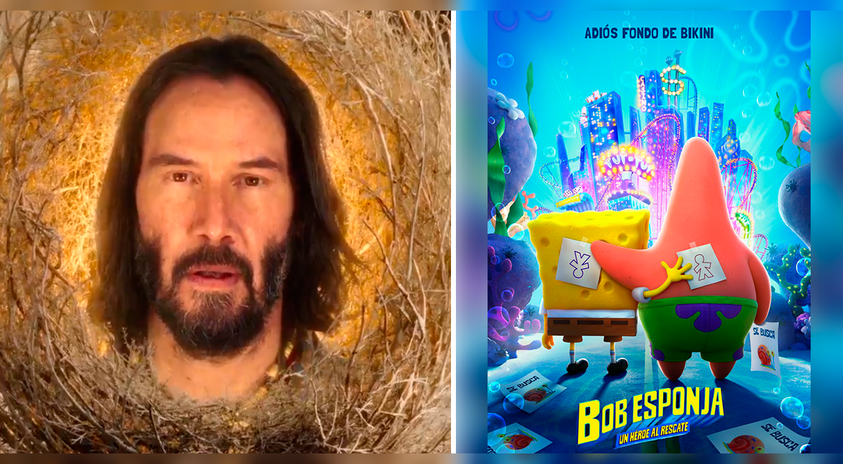 Keanu Reeves será un nuevo personaje en última película de Bob Esponja