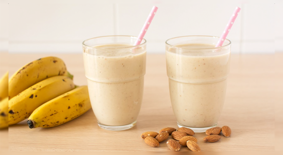 ¡Yumi Yumi! Bebida sin azúcar gracias al smoothie de plátano con avena