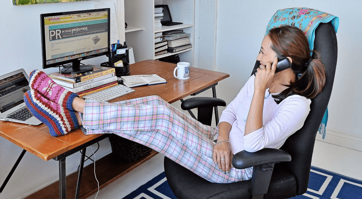 El home office y la tentación de trabajar en pijama