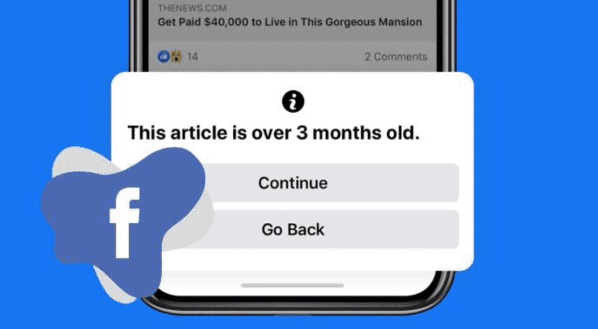 Facebook avisará de notas con tres meses de antigüedad