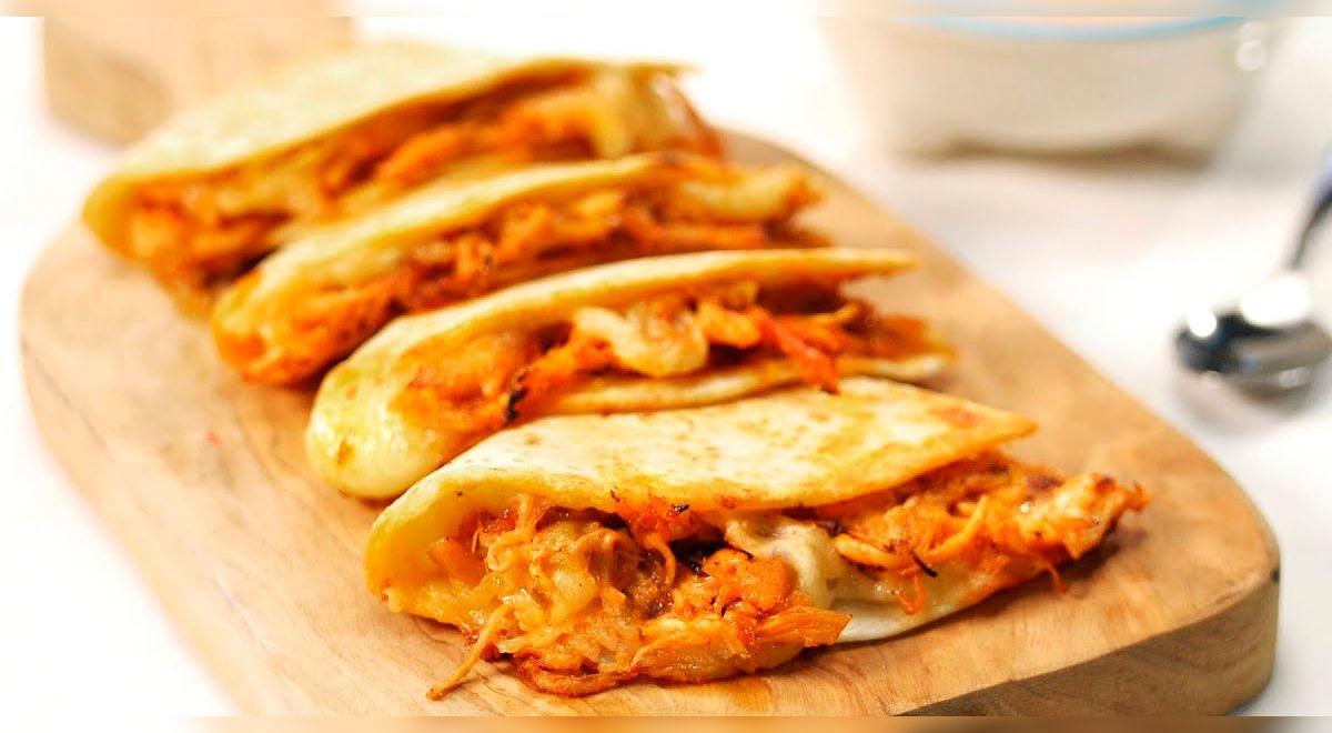 Aprende a preparar unas deliciosas quesadillas de pollo para el
