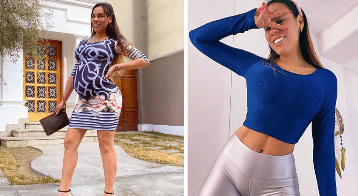 Aída Martínez muestra en hermoso outfit su figura a menos de una semana