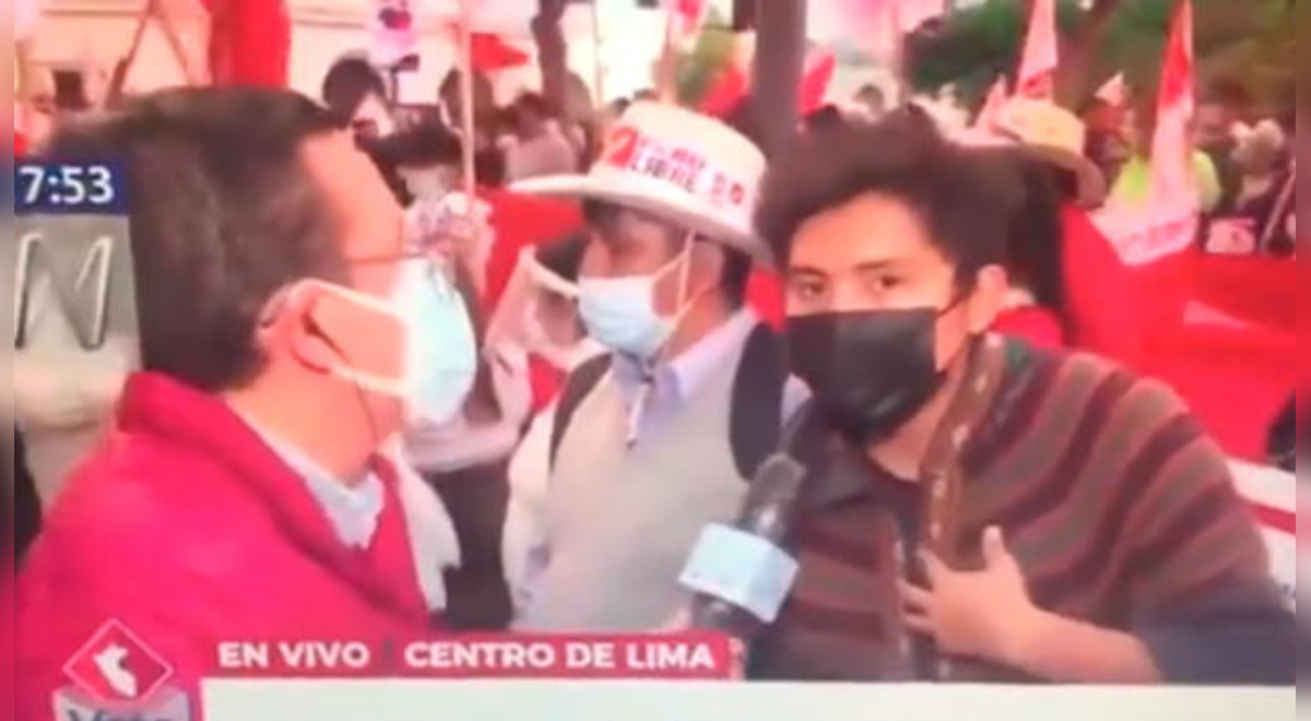 Joven enfrenta a reportero de Canal N y se solidariza con periodistas de Cuarto Poder Joven enfrenta a reportero de Canal N y se solidariza con periodistas de Cuarto Poder