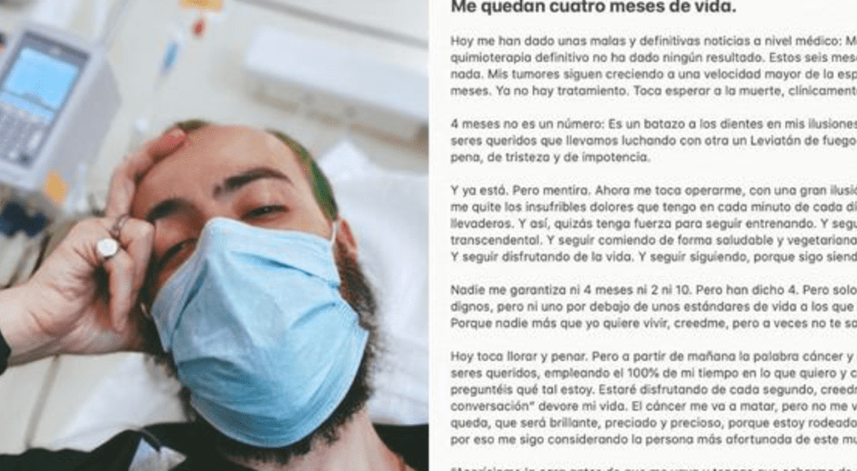 Enfermo de cáncer publicó emotiva carta antes de fallecer: \"Me muero, pero con la mayor suerte del mundo\" Enfermo de cáncer publicó emotiva carta antes de fallecer: \"Me muero, pero con la mayor suerte del mundo\"