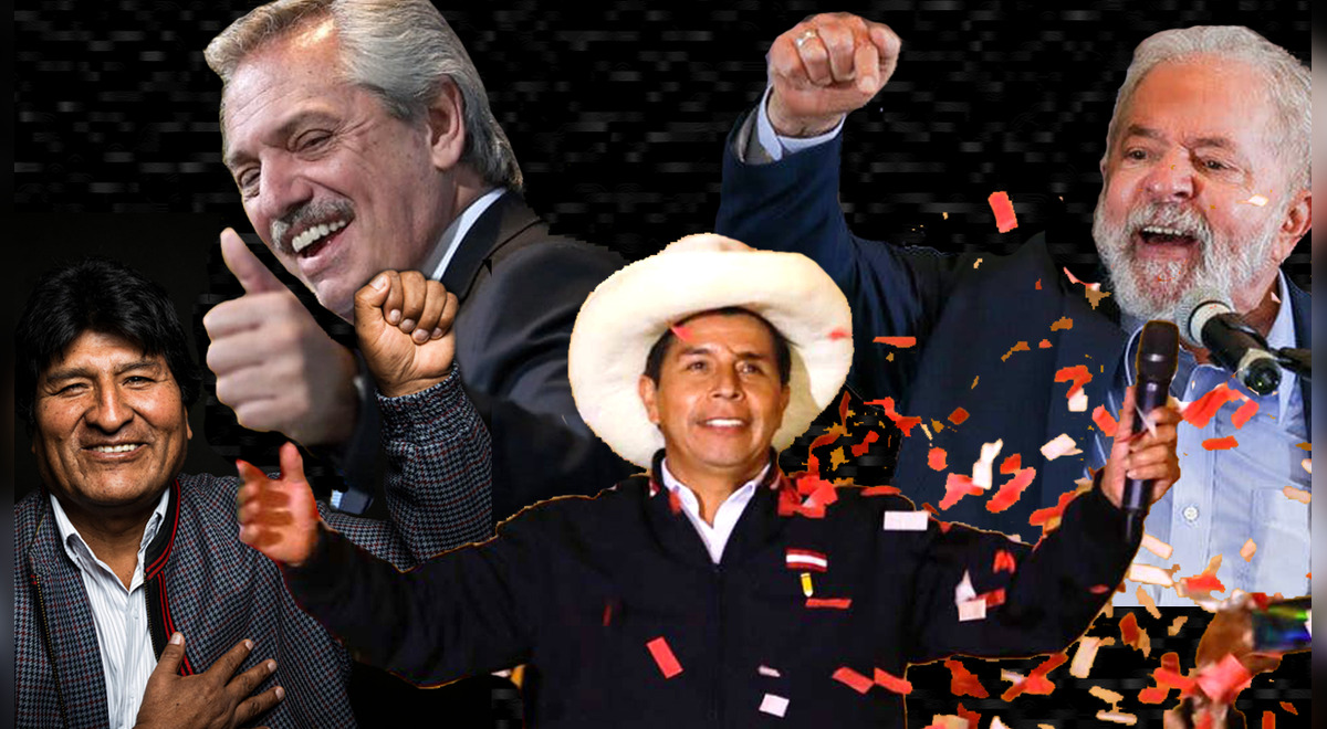 Los presidentes que se adelantaron a saludar a Castillo antes de los resultados finales Los presidentes que se adelantaron a saludar a Castillo antes de los resultados finales