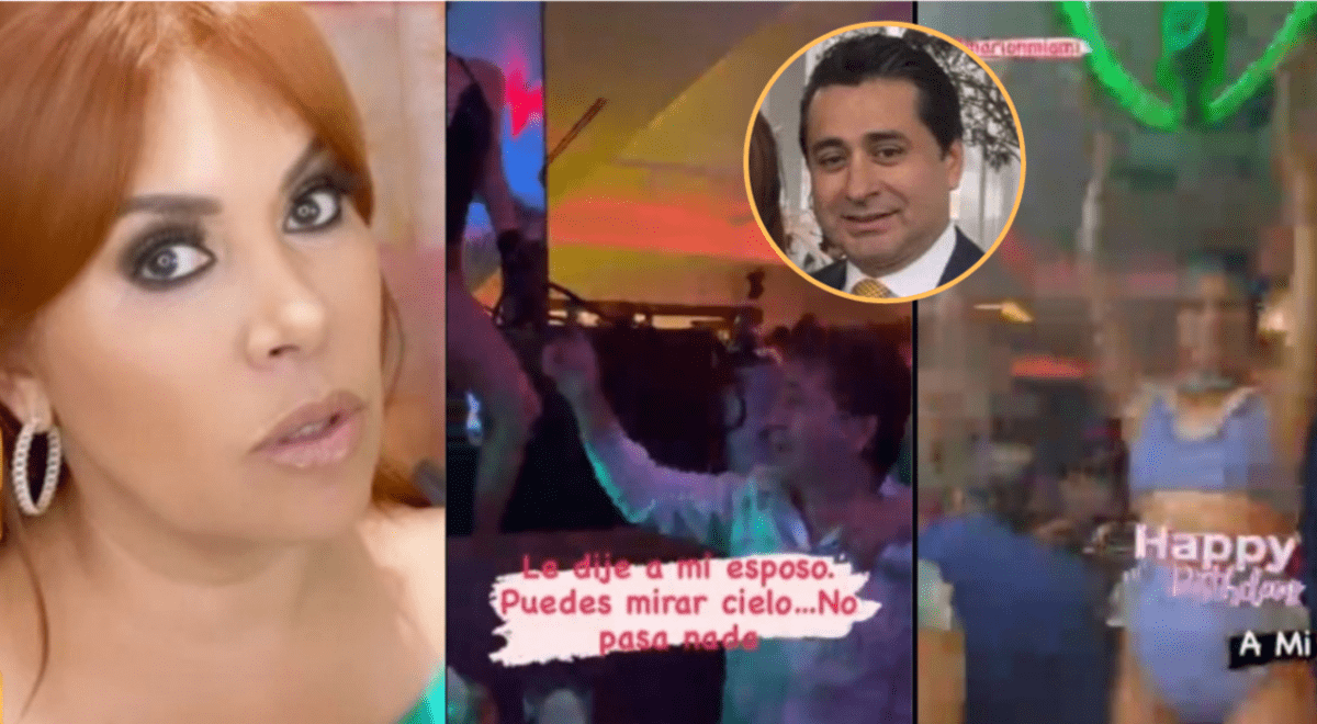 Magaly Medina Le Hacen Baile Sensual A Su Esposo Alfredo Zambrano Y