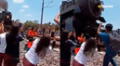[VIDEO] México: Mujer muere ARROLLADA por tren tras tomarse selfie; logró empujar a su hijo y lo salvó