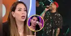 Melissa Klug reacciona con indignación al ver que Bryan Torres sigue cantando tras agredir a Samahara: “Está de lo más normal”