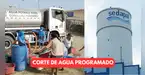 Sedapal CONFIRMA CORTE DE AGUA este 1 de marzo por hasta 12 horas: horarios y distritos afectados