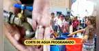 ¡LIMA SIN AGUA POR 12 HORAS! Sedapal anuncia corte este 8 de marzo: estos son los distritos afectados