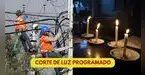 Corte de servicio eléctrico este 15 y 16 de marzo por hasta 10 horas: lista completa de los 17 sectores afectados