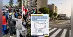 Toma de Lima: Municipalidad de Lima restringe el ingreso de vehículos al Centro Histórico durante 48 horas por protestas y estas serán las vías afectadas