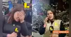El desgarrador llanto de reportera venezolana de Latina al volver a su país tras los terremotos: “No era lo que conocía”