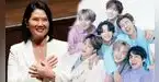 Keiko Fujimori promete invitar a BTS a Palacio de Gobierno y sorprende con inesperada confesión Keiko Fujimori promete invitar a BTS a Palacio de Gobierno y sorprende con inesperada confesión