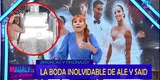Magaly Medina critica la torta de Alejandra Baigorria: “Era demasiado grande, bastante recargada”
