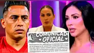 Pamela Franco y Christian Cueva comparten comunicado con GRAVE ACUSACIÓN contra Pamela López: "Hostigamiento verbal y..."