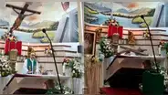 ¡Tragedia en la iglesia! Sacerdote FALLECE tras caerle una cruz durante MISA en vivo y sus ÚLTIMAS palabras dejan helados a todos: "Vamos a morir"