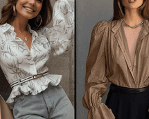 Blusas con manga obispo: la prenda más chic del 2025 para estilizar tu silueta Blusas con manga obispo: la prenda más chic del 2025 para estilizar tu silueta