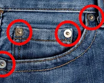 No es solo diseño: el verdadero motivo de los botones metálicos en tus jeans que no sabías No es solo diseño: el verdadero motivo de los botones metálicos en tus jeans que no sabías