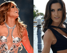 Maria Pia Copello impacta al replicar el icónico look plateado de JLo en el Super Bowl 2020 Maria Pia Copello impacta al replicar el icónico look plateado de JLo en el Super Bowl 2020