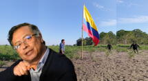URGENTE | Bandera gigante colombiana aparece en tierras peruanas URGENTE | Bandera gigante colombiana aparece en tierras peruanas