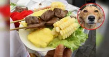 Menor come anticuchos en la calle y encuentra un chip de PERROS: "Por favor cuiden a sus mascotas"