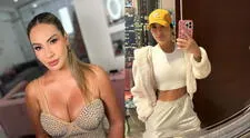 Pamela López arrasa con un traje de baño Versace de estampado barroco exclusivo