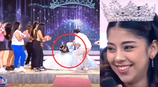 Zully se puso vestido de quinceañera, perdió el equilibrio y sufrió aparatosa caída