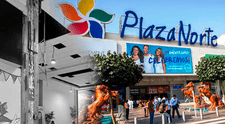 Partes del techo cae en Plaza Norte en plena hora punta: clausuran temporalmente el patio de comidas