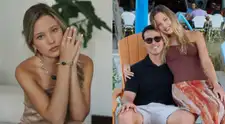 Hija de Anna Carina Copello impone estilo playero con vestido de crochet transparente junto a su novio